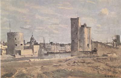 Jean Baptiste Camille  Corot La Rochelle (mk11) France oil painting art